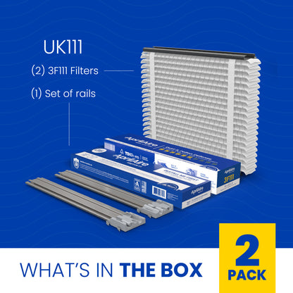 AprilAire Uk111 Air Purifier Upgrade Kit 2 Pack Box Contents Web Ready Photo