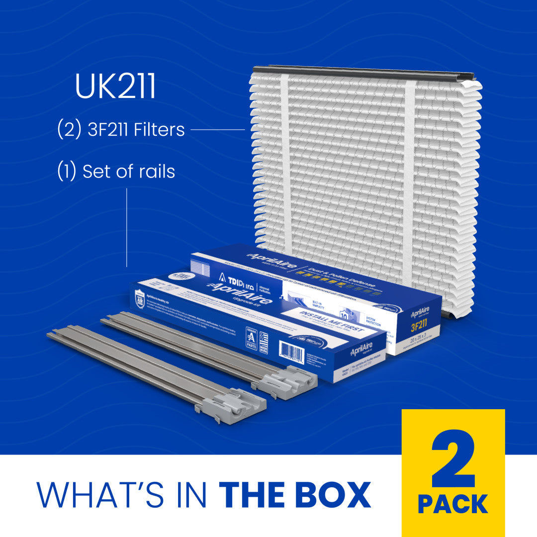 AprilAire Uk211 Air Purifier Upgrade Kit 2 Pack Box Contents Web Ready Photo