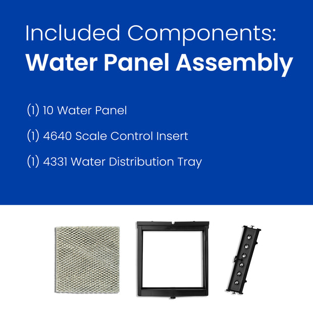 AprilAire 4792 Humidifier Maintenance Kit Water Panel Assembly Components Web Ready Photo