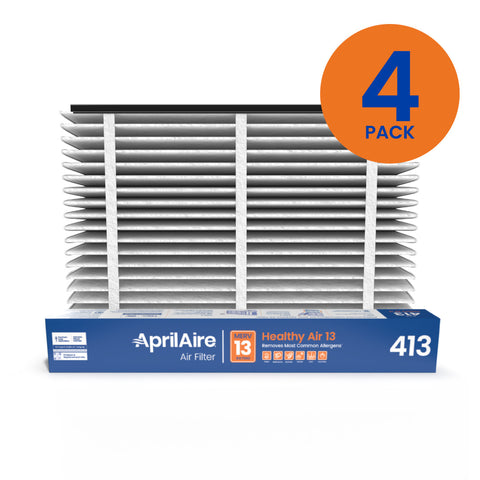 AprilAire 413 MERV 13 Air Filter for Whole-House Air Purifier Models 1410, 1610, 2410, 2416, 3410, and 4400, or 2140, 2400, Space-Gard 2400 if using Upgrade Kit 1413
