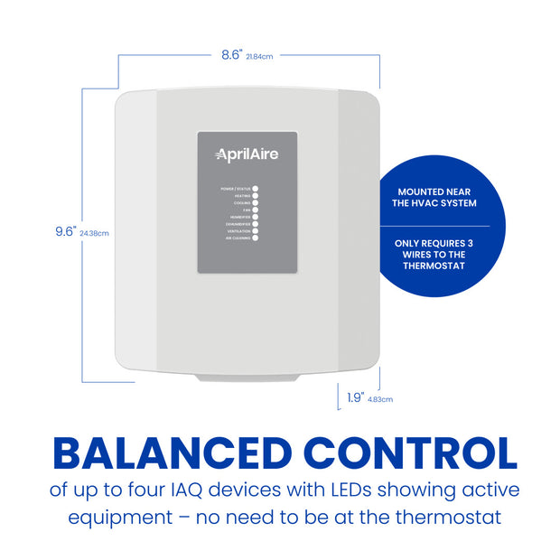 AprilAire 8910W Thermostat Ecm Balanced Control Web Ready Photo
