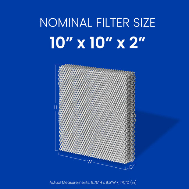 AprilAire 10 Water Panel Nominal Size Dimensions