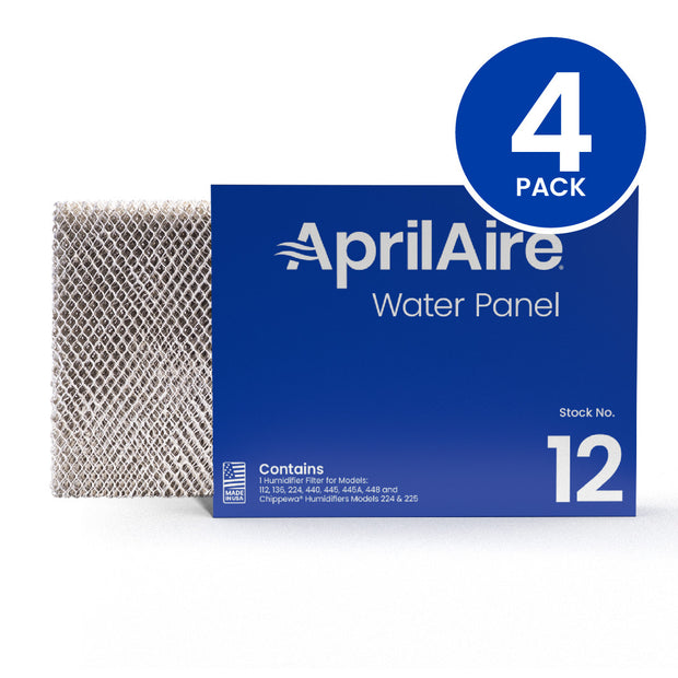 AprilAire 12 Replacement Water Panel Humidifier Filter For Humidifier Models: 112, 136, 224, 225, 440, 445, 445A, 448