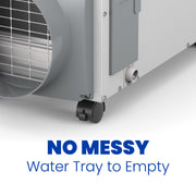 AprilAire E100C Dehumidifier No Messy Water Tray Web Ready Photo Feature Or Benefit