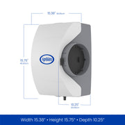 AprilAire 400 Series Humidifier Size Measurements Web Ready Photo