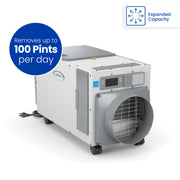 AprilAire E100C Dehumidifier 100 Pints Per Day Web Ready Photo Feature Or Benefit