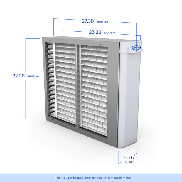 AprilAire 1210 Air Purifier Size Measurements Web Ready Photo