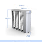 AprilAire 1310 Air Purifier Size Measurements Web Ready Photo