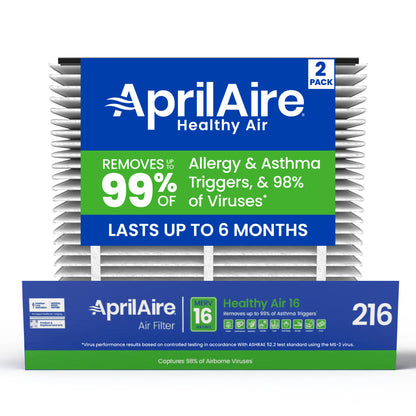 AprilAire 216 Air Filter 2 Pack Web Ready Hero Photo