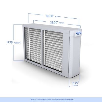 AprilAire 2410 Air Purifier Size Measurements Web Ready Photo