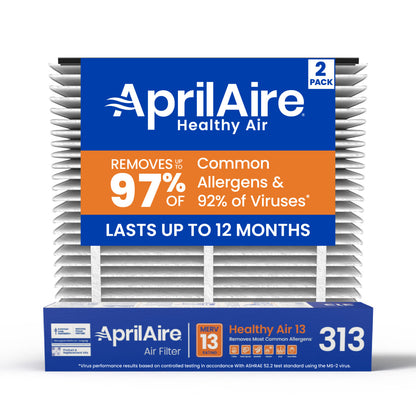 AprilAire 313 Air Filter 2 Pack Web Ready Hero Photo
