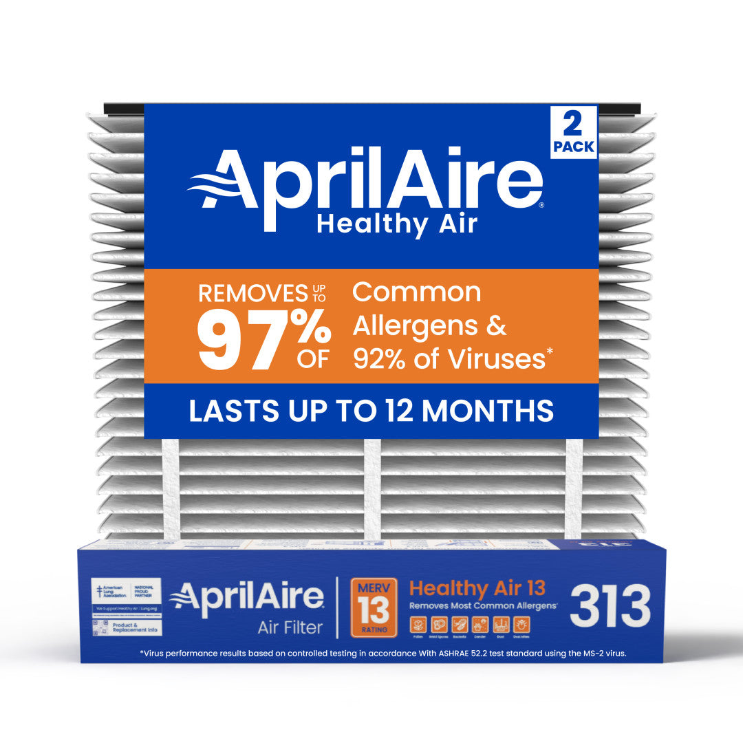 AprilAire 313 Air Filter 2 Pack Web Ready Hero Photo