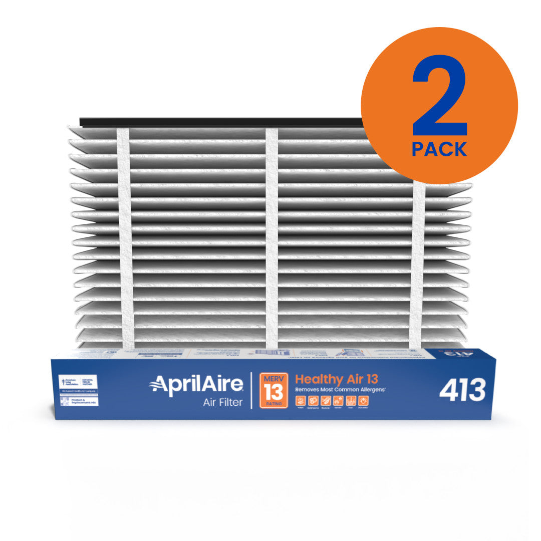 2 Genuine Aprilaire shops 413 CBN Order Reduction Air Filters