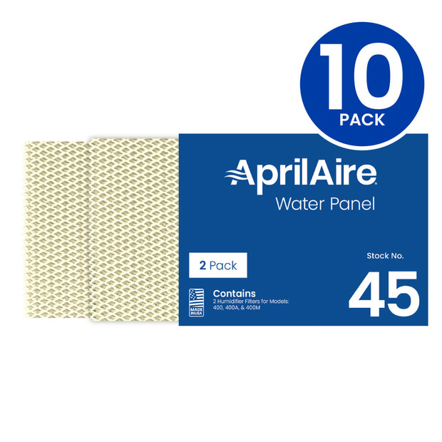 AprilAire 45 Humidifier Water Panel 10 Pack Web Ready Hero Photo