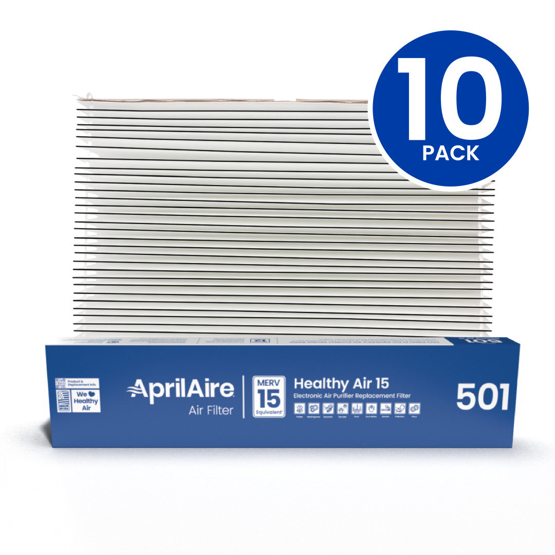 AprilAire 501 Air Filter 10 Pack Web Ready Hero Photo