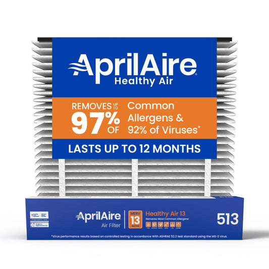 AprilAire 513 Air Filter Large 1 Pack Web Ready Hero Photo