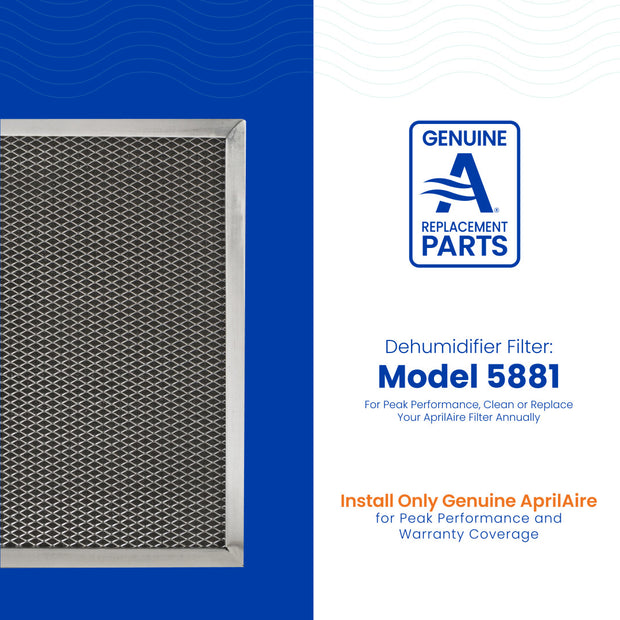 AprilAire 5881 Dehumidifier Filter Web Ready Photo