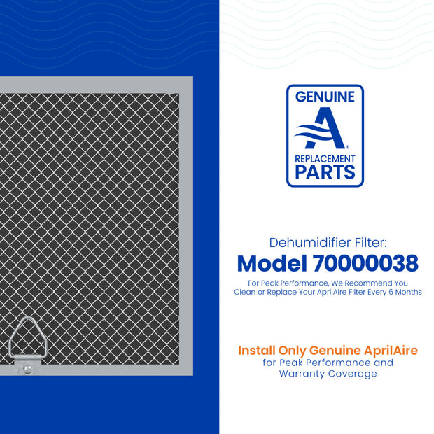 AprilAire 70000038 Dehumidifier Filter Web Ready Photo