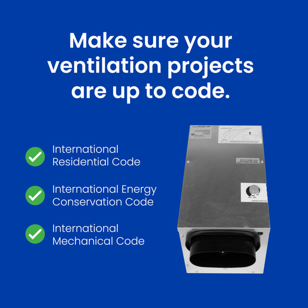 AprilAire 8144NC Fresh Air Ventilator for Multi-Family Applications, 20-160 CFM, MERV 6 Washable Filter