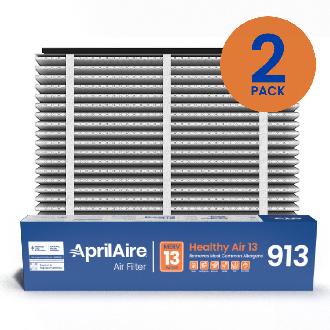 AprilAire 913 Air Filter 2 Pack Web Ready Hero Photo