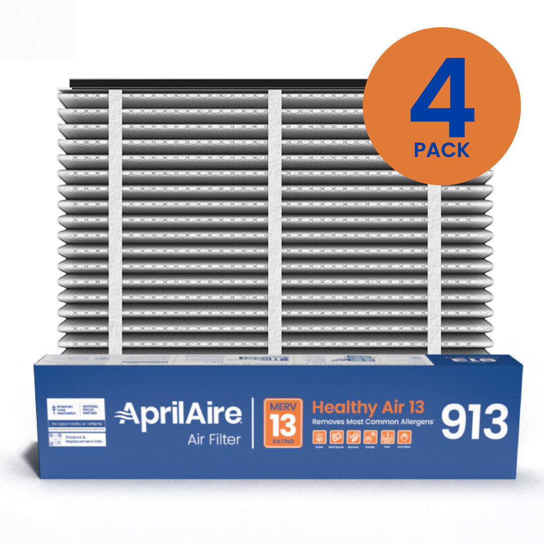 AprilAire 913 Air Filter 4 Pack Web Ready Hero Photo