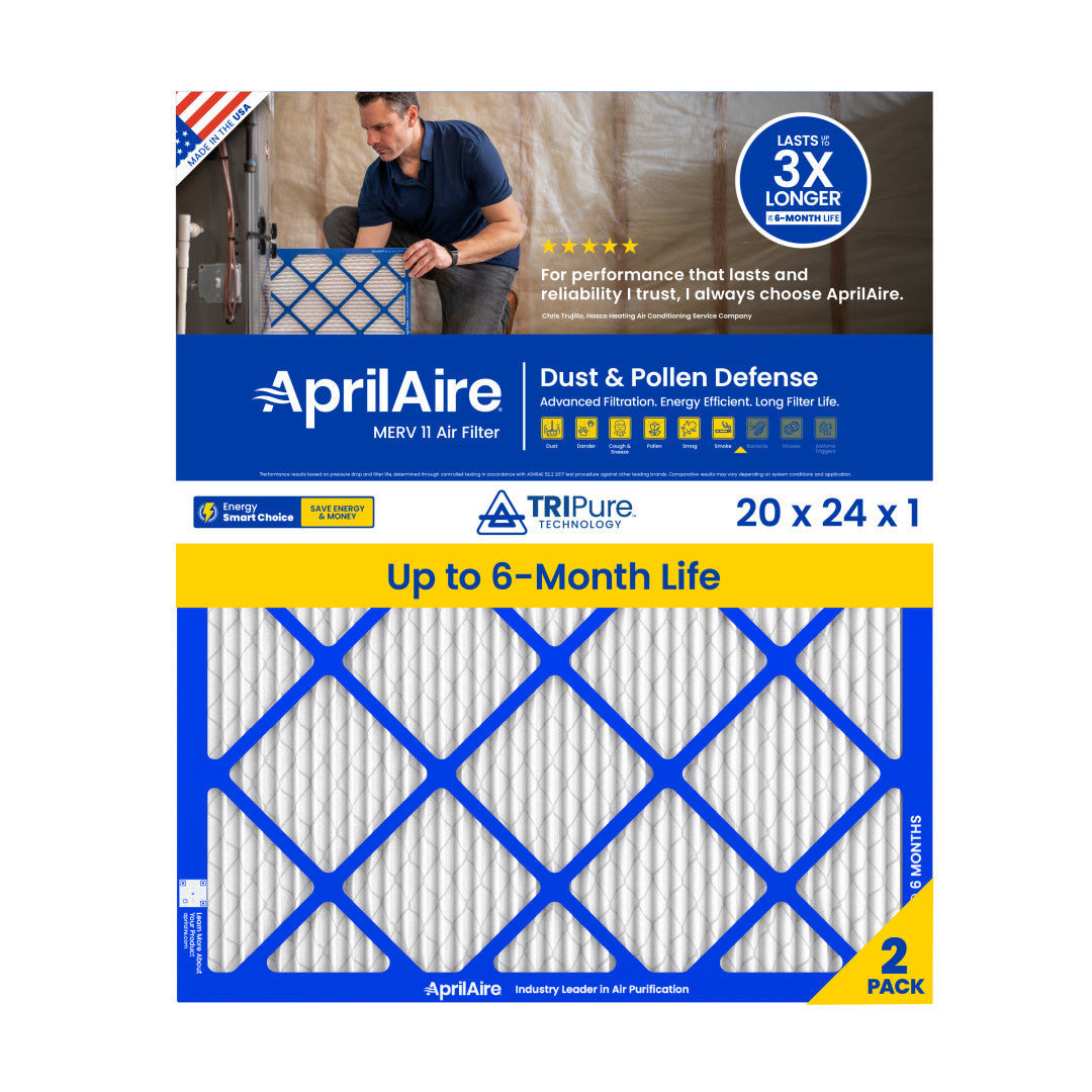 AprilAire A20241 Air Filter 2 Pack Web Ready Hero Photo