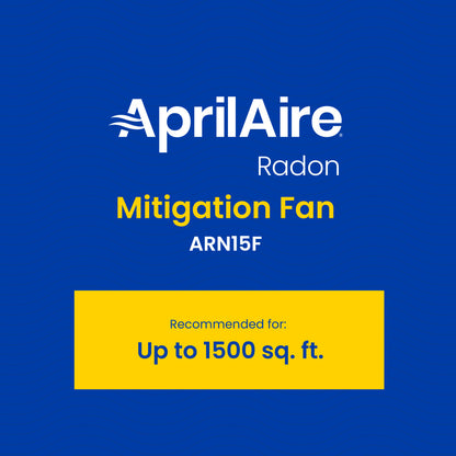 AprilAire Arn15F Radon Control Fan Application Web Ready Graphic