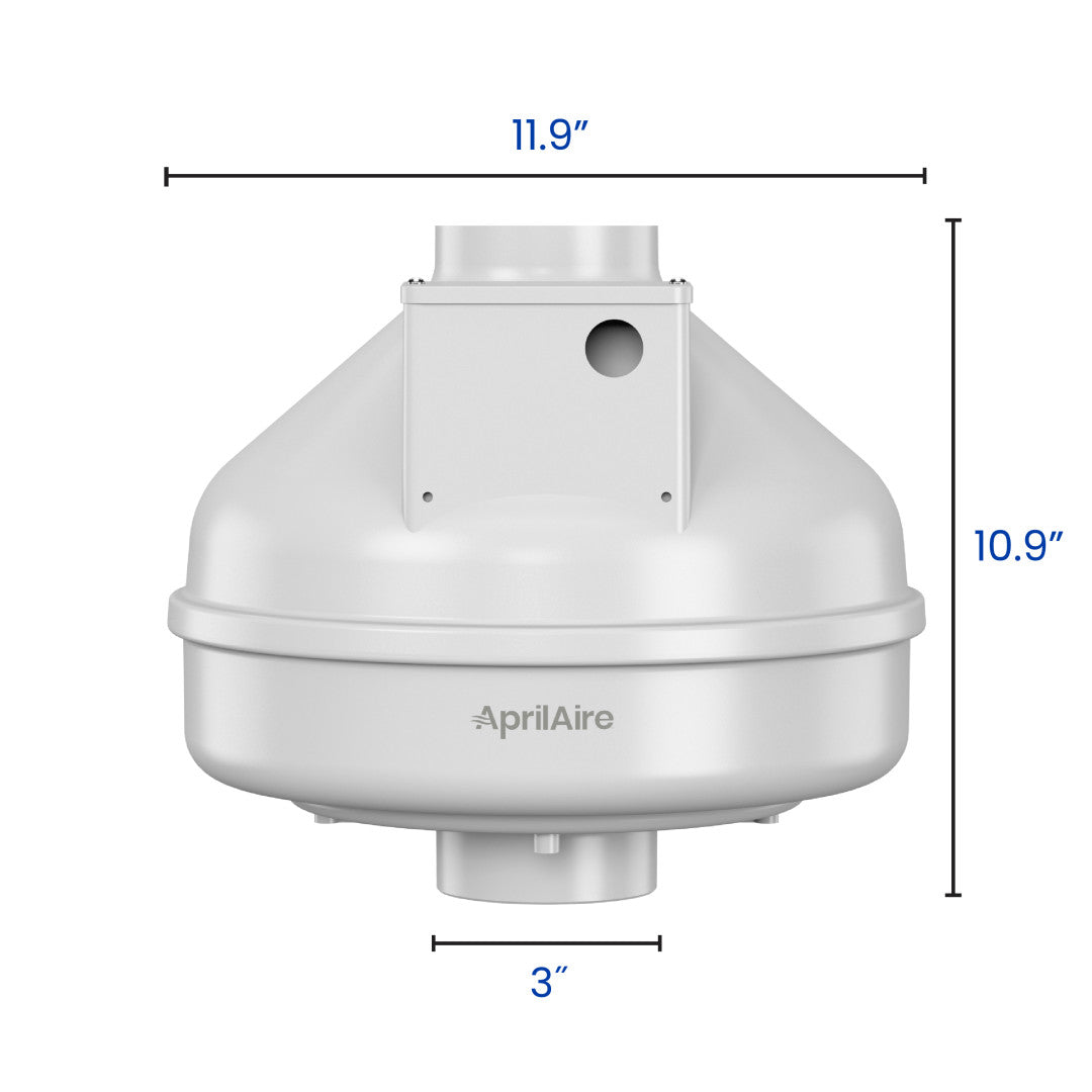 AprilAire Arnhpf Radon Control Fan Dimensions Web Ready Photo