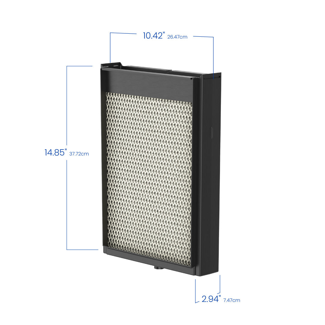 AprilAire H735Ez1A Humidifier Water Panel Assembly Size Measurements Web Ready Photo