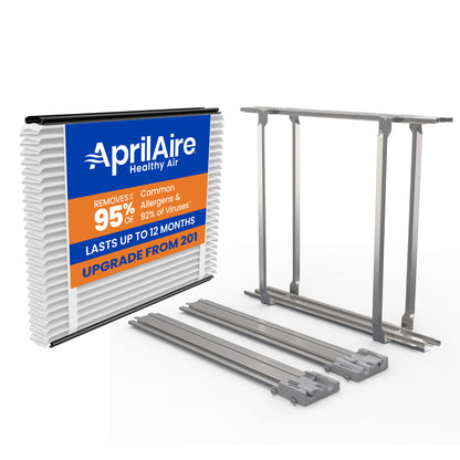 AprilAire U1213 MERV 13 TriPure Filter + Upgrade Rails for AprilAire/Space-Gard 2120, 2200