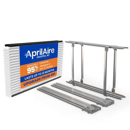 AprilAire U1413 MERV 13 TriPure Filter + Upgrade Rails for AprilAire/Space-Gard 2140, 2400