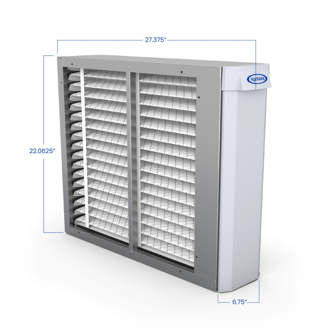 AprilAire Uv12 Uvc Clean Air Pair Size Dimensions Web Ready Photo