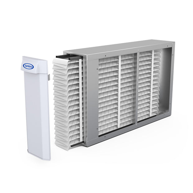 AprilAire 1410 Air Purifier Filter Out Left Facing Photo