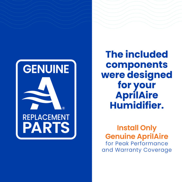 AprilAire Humidifier Water Panel Assembly Genuine Web Ready Graphic