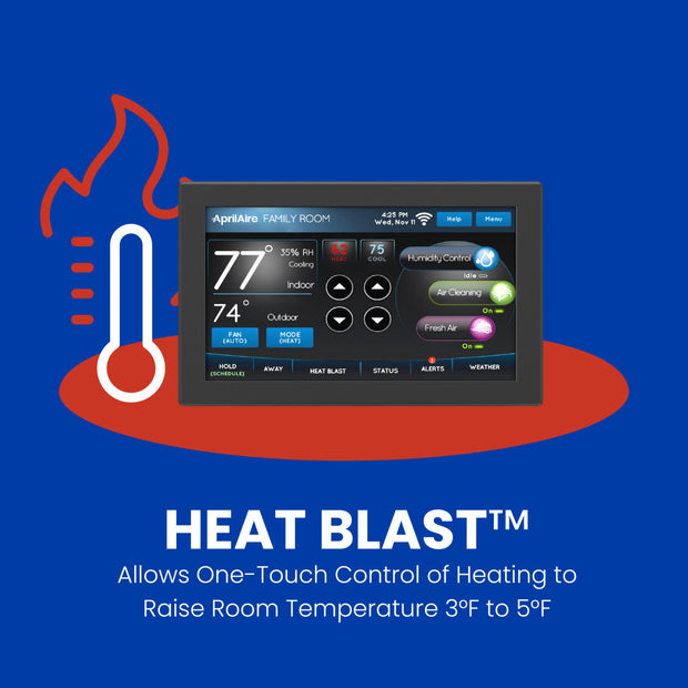 AprilAire 8920W Thermostat Heat Blast Web Ready Photo