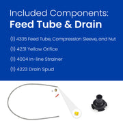 AprilAire 4839 Humidifier Maintenance Kit Feed Tube Drain Components Web Ready Photo