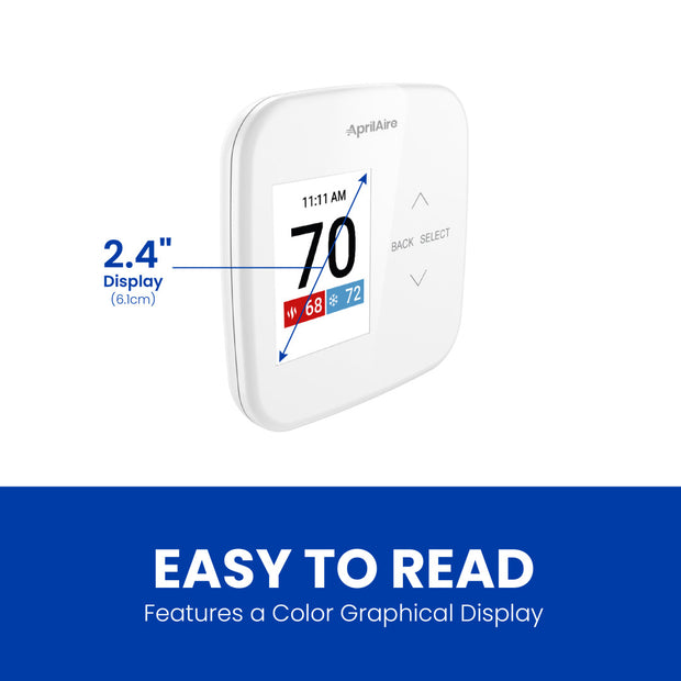 AprilAire S Series Thermostat Easy To Read Web Ready Photo