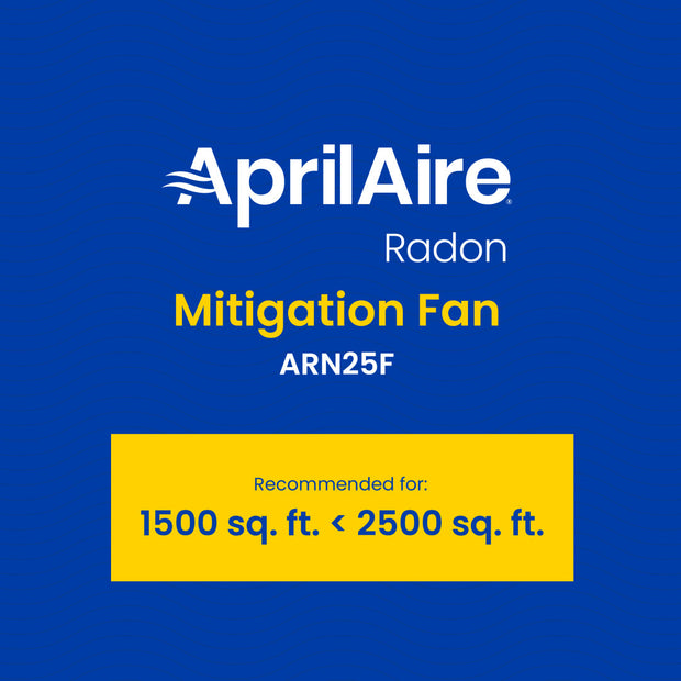 AprilAire Arn25F Radon Control Fan Application Web Ready Graphic Application Or Recommendation