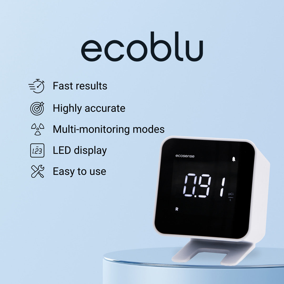 Ecosense Zesnr Ecoblu Radon Gas Monitor Features Web Ready Photo