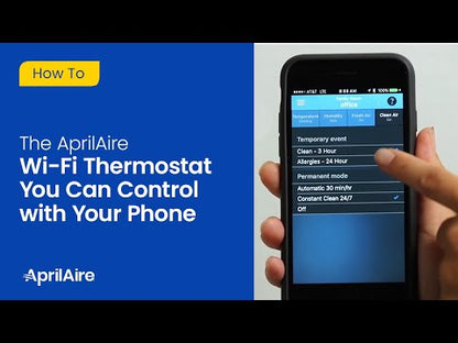 AprilAire 8920W Wi-Fi Programmable Color Touch Screen, Indoor Air Quality Thermostat, Works with Amazon Alexa and Google Assistant